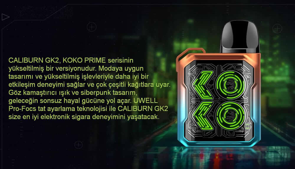 Uwell Caliburn GK2 Üstün Özellikler